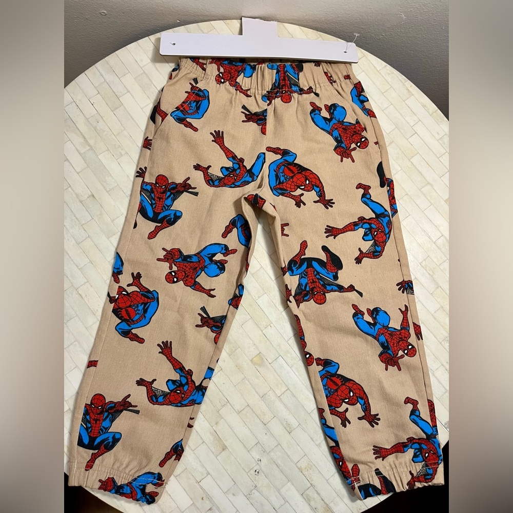 Marvel Spider-Man Kids Denim Jogger Bottoms size 5